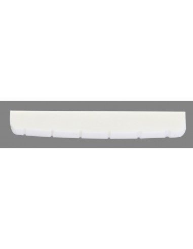 Electric guitar nut, pre-slotted, bone