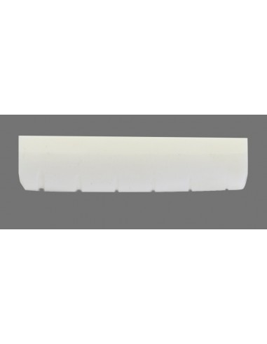 Acoustic guitar nut, pre-slotted, bone