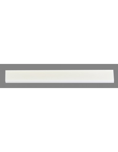 Classical guitar saddle, unslotted, bone