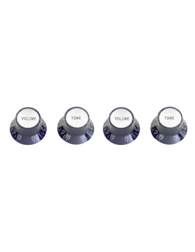 Volume (x 2) and tone (x 2) knobs for...