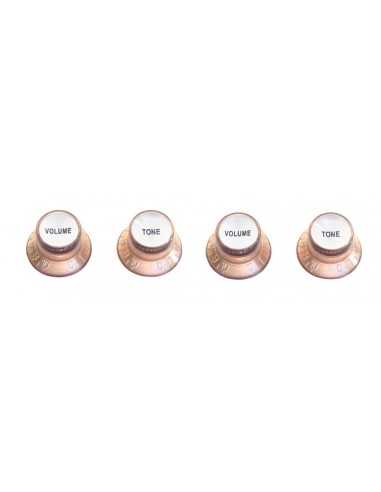 Volume (x 2) and tone (x 2) knobs for...