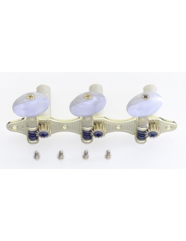 Deluxe machine heads 3 x 3, with...