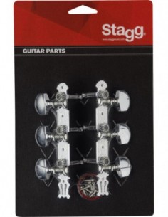 3+3 WESTERN MACH.HEADS CHROME