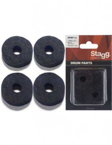 4 x felt washers for Cymbal (in...
