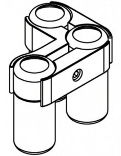 Three-sided, wide connector...