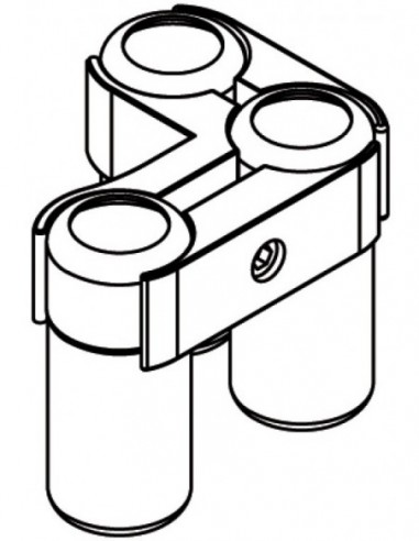 Three-sided, wide connector for...