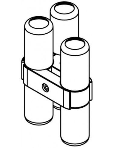 3/3 sided triple connector for...