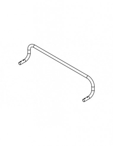 Tubular stand for display panel