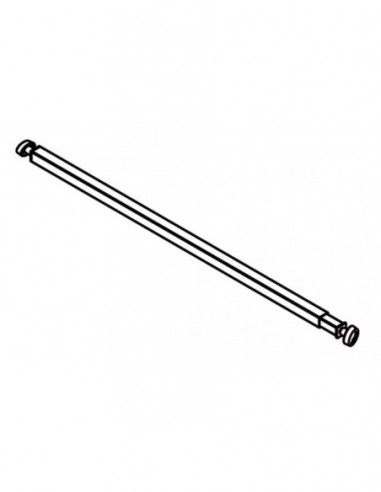 Extendable display rail for display...