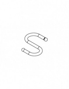 "S"-shaped hook for display...