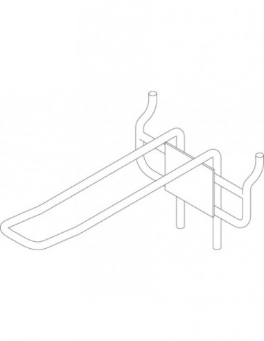Double display hook for Euro-standard...