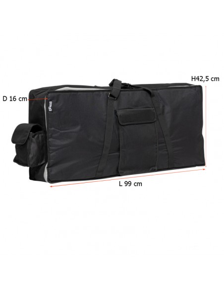 Standard black nylon bag for keyboard