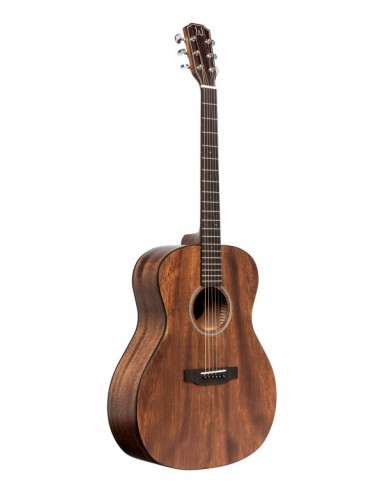 Acoustic auditorium guitar with solid...