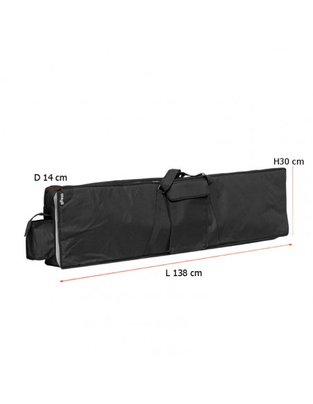 Standard black nylon bag for keyboard