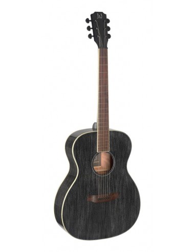 Acoustic auditorium guitar with solid...
