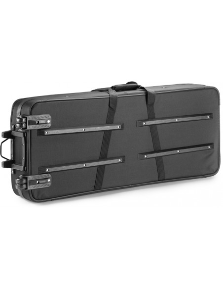 Lightweight soft case for keyboard, with wheels & handle