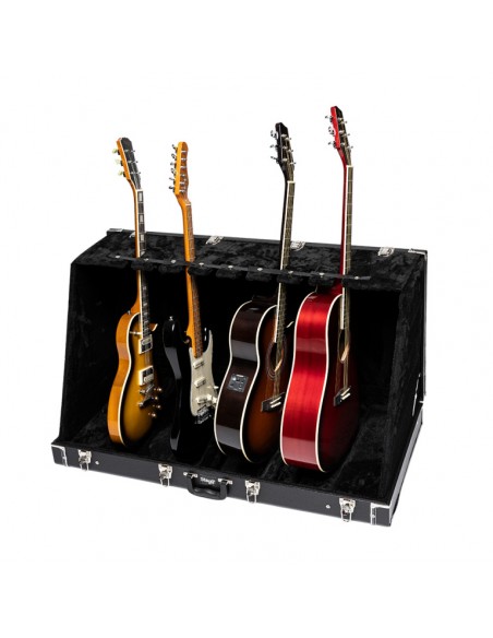 Universal guitar stand case for 8 electric or 4 acoustic guitars