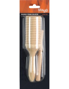 Guiro tone block with beater 2