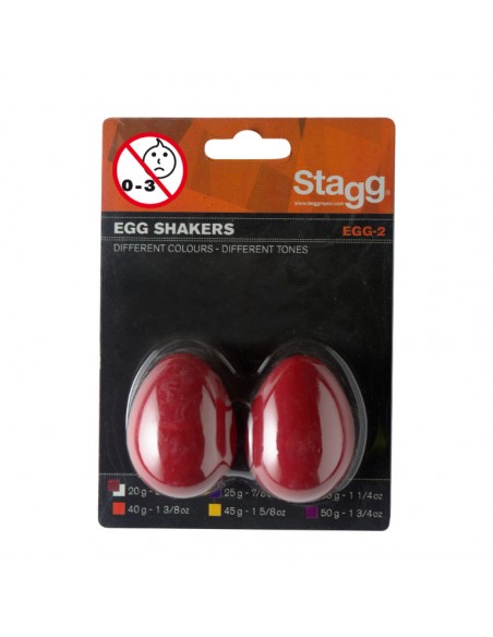 Pair of plastic Egg Shakers