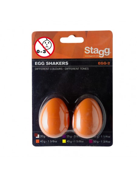 Pair of plastic Egg Shakers
