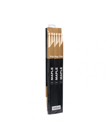Pair of Maple Sticks/5A - Wooden Tip