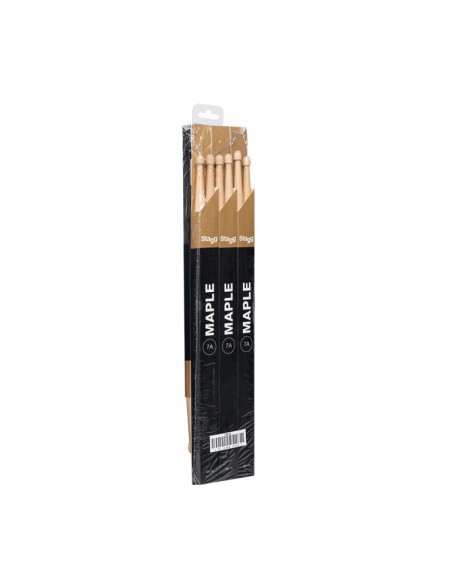 Pair of Maple Sticks/7A - Wooden Tip