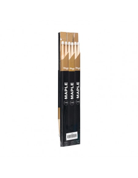 Pair of Maple Sticks/7AN - Nylon Tip