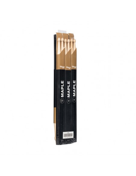 Pair of Maple Sticks/5B - Wooden Tip