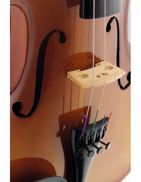 3/4 solid maple violin with soft case
