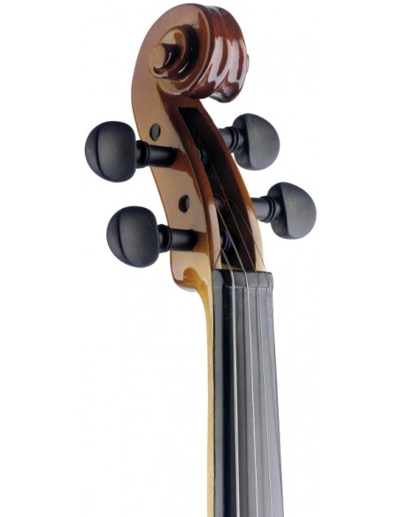 3/4 solid maple violin with soft case