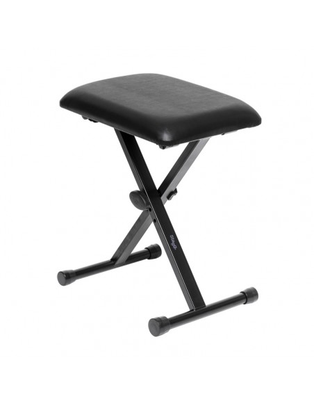 Keyboard bench with X-style folding legs