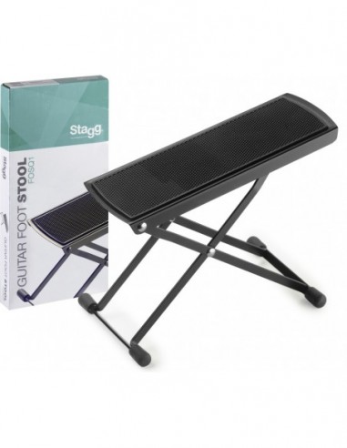 Metal guitar foot stool, foldable, Q...