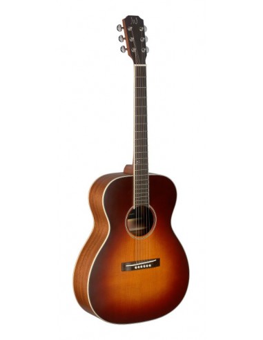 Acoustic orchestra guitar with solid...