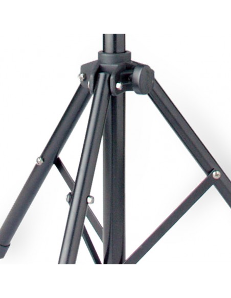Basic orchestral music stand w/metal music rest (+punched holes)