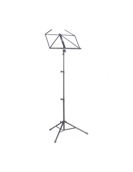 Lyra collapsible tubular music stand, 3 sections, with bag