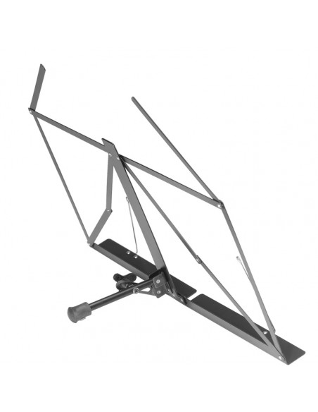 Desktop metal music stand, collapsible, with bag