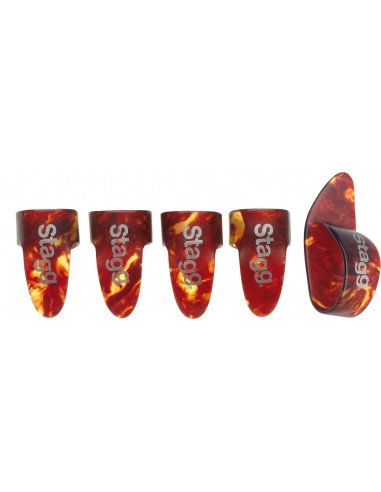 Set of plastic thumb & finger picks...