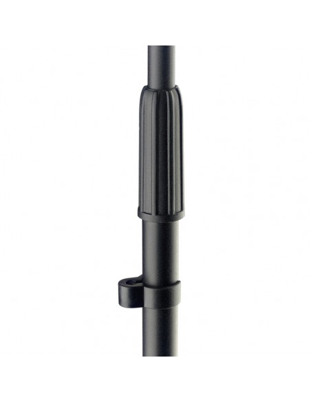 Microphone boom stand with folding legs