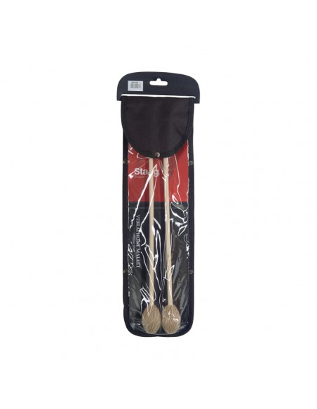 Pair of rattan vibraphone mallets - Medium