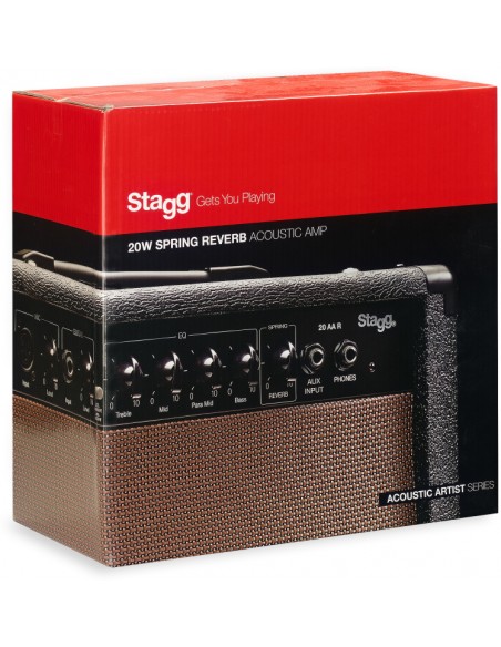 20-watt spring reverb acoustic amplifier