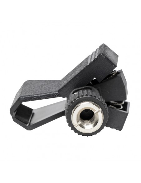 Spring loaded microphone clamp