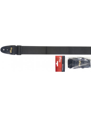2" Black Guitar strap