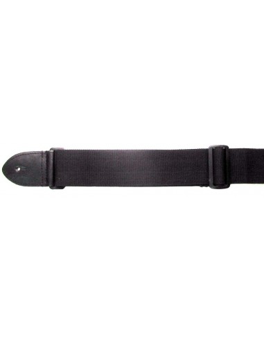 Nylon guitar strap with plastic hoop...