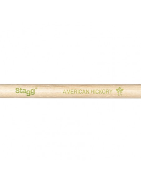 Pair of Hickory Sticks, V series/5A - Wooden Tip