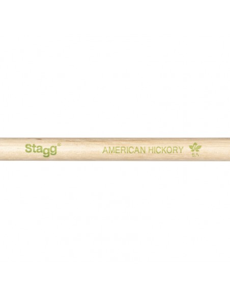 Pair of Hickory Sticks, V series/5A - Wooden Tip