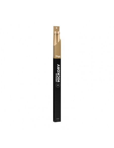 Pair of Hickory Sticks, V series/5B - Wooden Tip