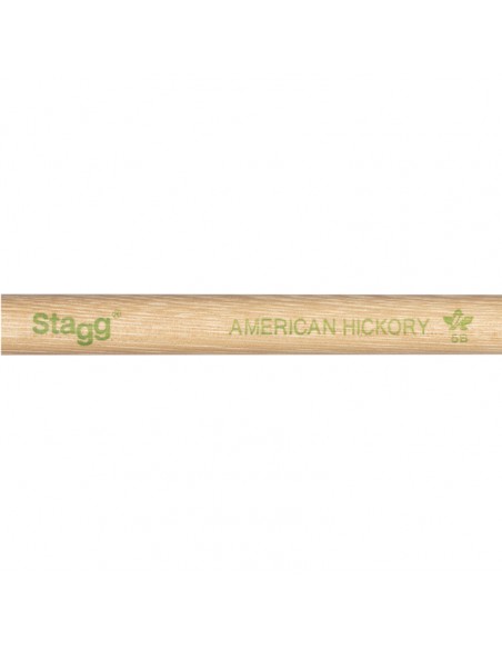 Pair of Hickory Sticks, V series/5B - Wooden Tip
