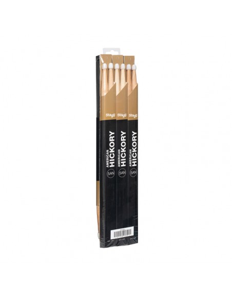 Pair of Hickory Sticks, V series/5AN - Nylon Tip