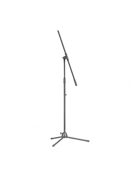 Microphone boom stand with folding legs