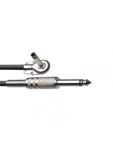 Instrument cable, jack/jack (m/m, straight/L-shaped), 6 m (20"), S-series